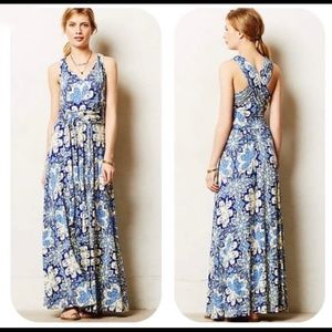 Anthropologie Paisley Maxi Dress